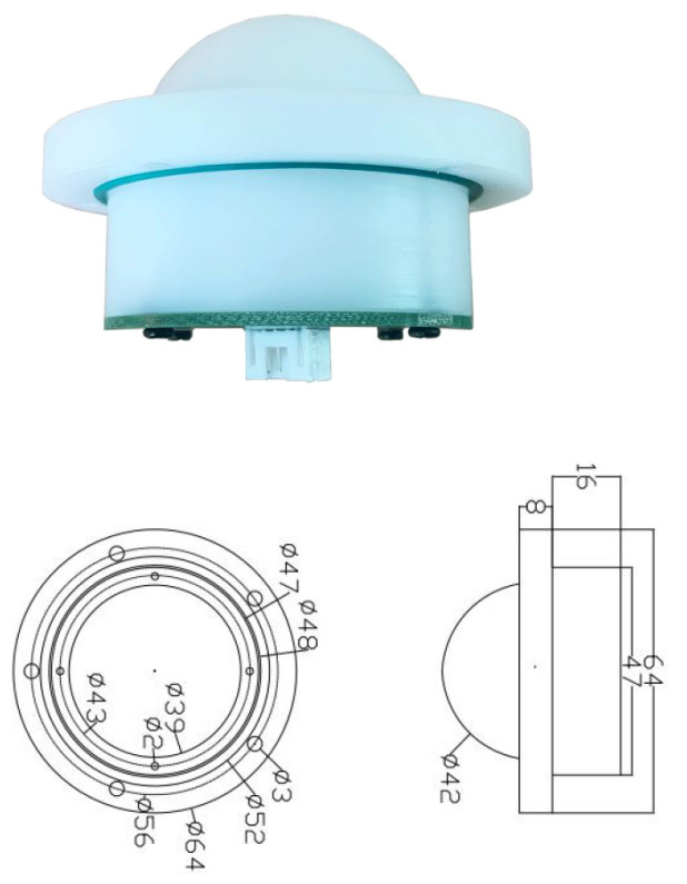 High Integration KLM800 Radar Level Sensor Module with ±2.75° Antenna Beam Width and 10m Measurement Range