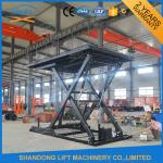 3T 3m Heavy Duty Hydraulic Scissor Car Lift , Automotive Scissor Lift