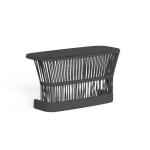 High Rebound Sponge Cushion Luxury Rattan Corner Dining Set Customized