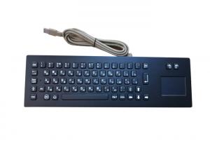 China 2.5m Cable PS2 SS304 Panel Mounted Keyboard IP65 Track Pad on sale