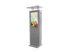 Waterproof 32" Battery Powered LCD Digital Signage Outdoor Kiosk Outdoor