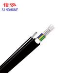High Strength Aerial Cable 4 Core Fiber Optic Cable , Fiber Optic Armored Cable