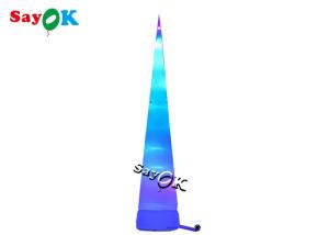 China Giant Inflatable LED Cone remote controlled Outdoor Lighting Decoration wholesale