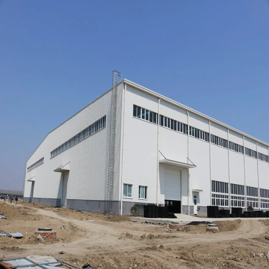 Prefabricated Steel Structure Industrial Workshop Building with CE Certificate Customized Size and Seismic Grade 8