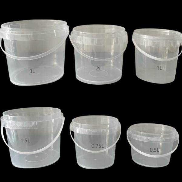 Silk Screen/Heat Transfer/IML Printing PP Bucket with Lid Versatile and Practical