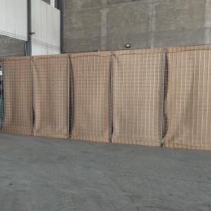 China 3.7mm Gabion Hesco Mil 7 Military Sand Wall For Coastal Erosion wholesale