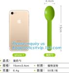 Pink Corn Starch Ice Cream Dessert Spoon,ECO-friendly Corn starch Compostable