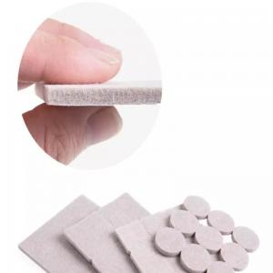 China White Cushion Shock Absorption odm Felt Pads For Furniture Legs wholesale