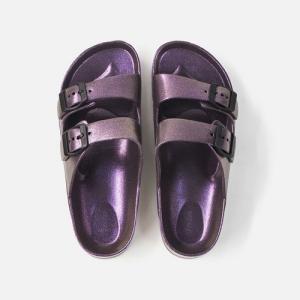 China Lady Flexible Size 8 Ladies EVA Double Buckle Sandals With Dual Strap wholesale