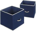 Black 33H Foldable Cardboard Nonwoven Storage Box