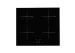 EMC 220V 4 Burner 6KW Cooper Coil 4 Burner Glass Stove Independent Touch Control