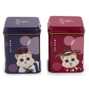 China SGS Tea Packaging Tin Box Coffee Bean Powder Cookie tin Cans With 4 Color wholesale