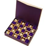 Book Shape Concealed Magnetic empty Chocolate Boxes With Dividers 23.2x19x4.6cm