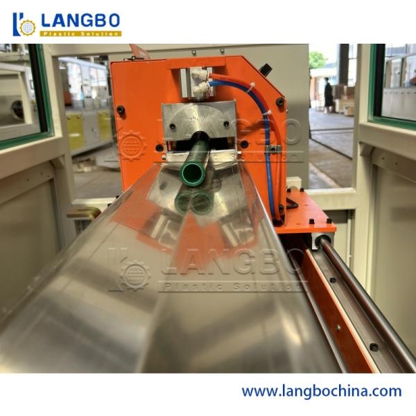 Full-automatic PPR HDPE PE Pipe Extrusion Line with 16-110mm Pipe Range