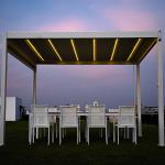 Aluminum Flip Modern Aluminum Pergola Adjustable Louvered Hardtop Pergola