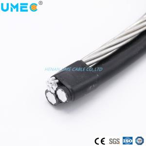 China Aluminum Conductor Duplex Service Drop Cable XLPE PE PVC Insulated Overhead 4X70mm2 50mm2 wholesale