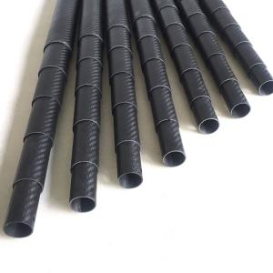 China Light Weight 54FT 100% Carbon Fiber Telescopic Pole For Window Cleaning wholesale