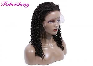 China Brazilian Virgin Hd Lace Frontal Wig , African  Brazilian Human Hair Wigs 180% Density on sale