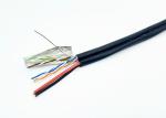 FTP CAT5E+2C Power Siamese Camera Cable 4P Twisted 8 Figure Outdoor UV PE Video