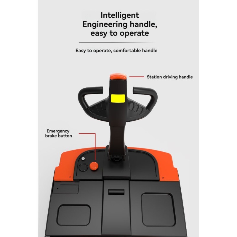 Customizable 2t Fully Automatic Hydraulic Stacker Forklift 1t Small Lifting Stacking Forklift Loading Unloading