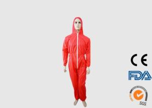 China Lightweight Disposable PPE Coveralls , Dust Proof Disposable Protective Clothing wholesale