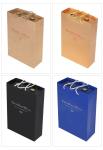 Custom CMYK Print Multicolor Wine Bottle Paper Bags 20*10*34.5cm