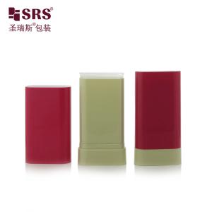 China 20g Oval Shape Empty PP Stick Twist Up Personal Care Container deodorant packaging wholesale