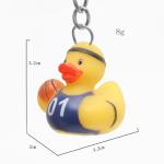 Harmless Cute Sports Theme Mini Duck Keychains Gift For Kid'S Birthday Parties