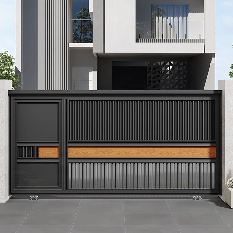 Waterproof Modern Style Aluminum Gate For Outdoor Spaces
