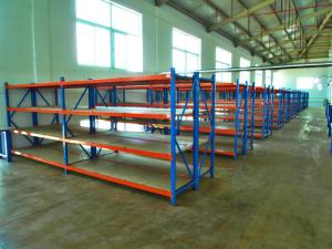 China Powder Coating Medium Duty Industrial Storage Racks With Steel Sheet Panel wholesale