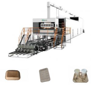 China Industry Shoe Insert Automatic Pulp Molding Machine Moulded Pulp Prays on sale