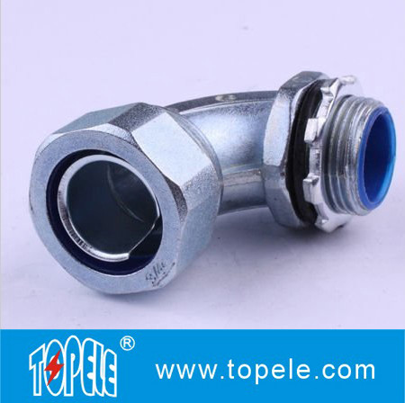 Liquid Tight Flexible Conduit And Fittings Watertight Connector In Blue
