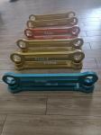 Yellow Excavator Track Link 3-Piece Forged Heat Treated Smooth