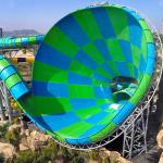 Super Trumpet Water Park Slide with Pool for Adult