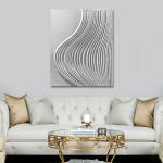100% Handmade White Artist Painting Engraving Craft for Interior Art Wall