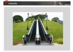 Speed 100 Fpm Outside Elevator Escalator 600 800 1000Mm Step Width