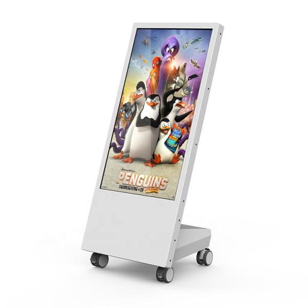 JCVISION Battery Powered Display , 32Inch Moveable Restaurant Digital Signage