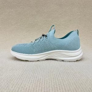 China Stylish blue soft bottom breathable ladies sport running shoes athletic wholesale