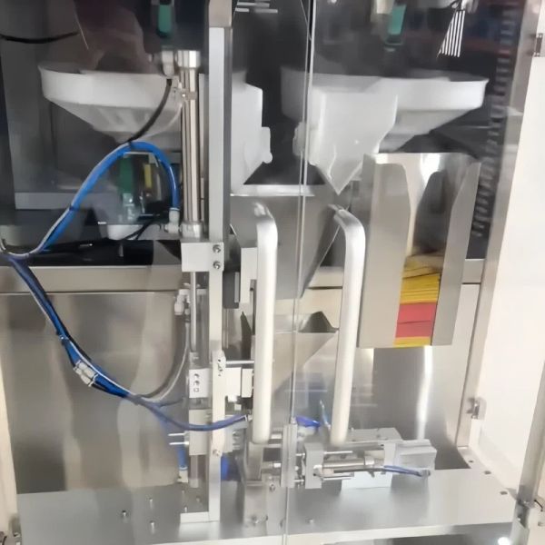 1.5kw Automatic Tea Packing Machine Vacuum Pre Made Bag Packing Machine 220V