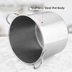 Good Selling 18/8 Stainless Steel Soup Pots Multi-user Stew Pots Cooking Pots