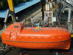 China Marine Life Saving Equipment Rescue Boats Enclosed FRP With Different Size wholesale