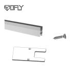 Square Aluminum LED Profile Channel Recessed Floor Wall Ceiling Mounting