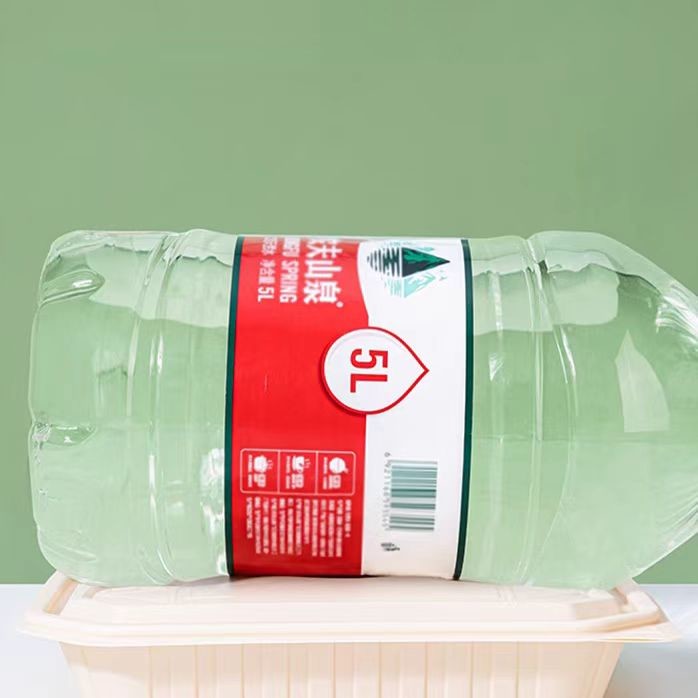 4 Compartments Biodegradable Container Clamshell Hinge Biodegradable Meal Box