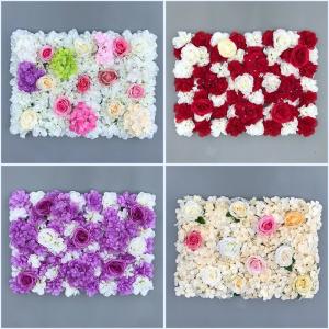 China Factory direct sale artificial flower wall for wedding stage decoration wholesale
