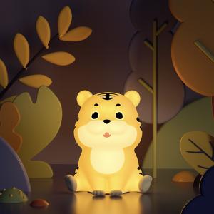 China Portable USB Rechargeable Cute Animal LED Night Light for Baby Children Toddlers 3500K wholesale