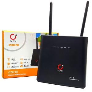 China Olax AX9 pro 4g Wireless Wifi Routers 4000mah LTE Cat4 300mbps With Sim Card wholesale