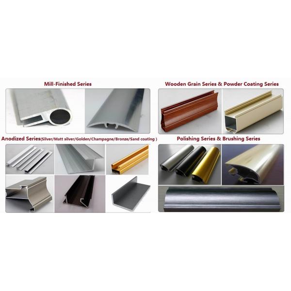 Corrosion Resistant Anodized Silver Aluminum Curtain Wall Profiles