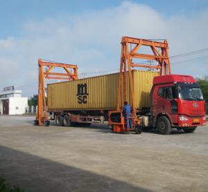 China Different Lift Height Gantry Container Crane , Port Gantry Crane 40 Ton Loading Capacity wholesale