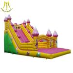 Hansel stock pvc material commercial inflatable bounce house inflatable slide