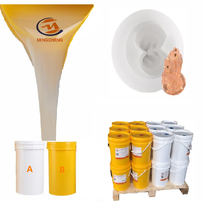 10:1 Mix Ratio RTV2 Liquid Addition Cure Molding Silicone Rubber For Crafts Molds